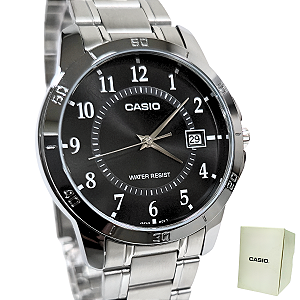 Relógio Casio Analógico Masculino Prateado MTP-V004D-1BUDF
