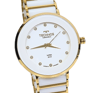 Relógio Technos Feminino Analógico Ceramic Safira 2035LMM/4B