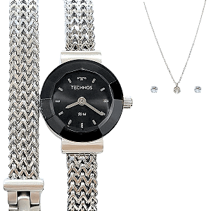 Relógio Technos Feminino Analógico Prateado Mini 5Y20IQ/1P