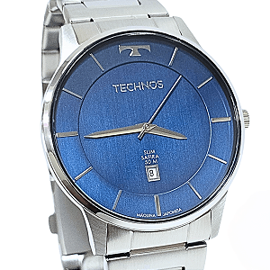 Relógio Technos Masculino Analógico Slim Safira GM10YQ/1A