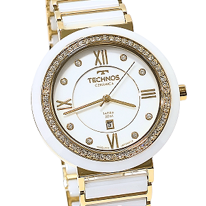 Relógio Technos Feminino Analógico Ceramic/Saphire 2015CEK/2B
