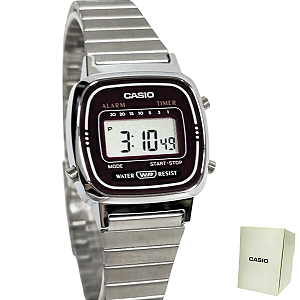 Relógio Casio Feminino Digital Vintage Fashion LA670WA-4DF