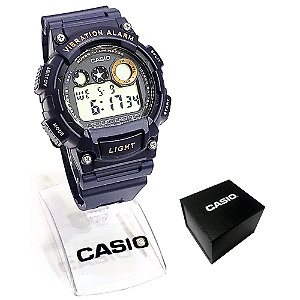 Relógio Casio Masculino Digital Vibration Alarm W-735H-2AVDF