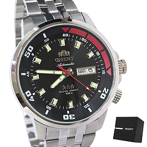 Relógio Orient Automático Masculino Prateado 469SS058NH P1SX