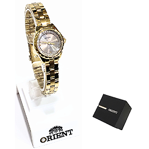 Relógio Orient Feminino Analógico Dourado Mini FGSS0219 G1KX