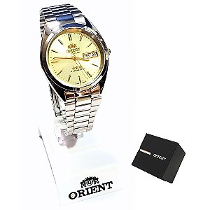 Relógio Orient Masculino Analógico Automático Prateado 469WA3F C1SX