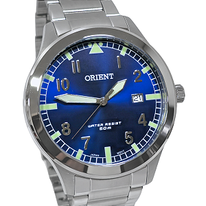 Relógio Orient Analógico Masculino Prateado MBSS1361 D2SX