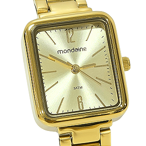 Relógio Mondaine Feminino Analógico Quadrado 32377LPMVDE1