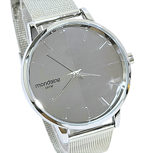 Relógio Mondaine Feminino Analógico Prateado 32117L0MVNE2