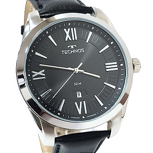 Relógio Technos Masculino Analógico Prateado 2115MZPS/0P