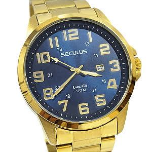 Relógio Seculus Masculino Analógico Long Life 44042GPSVDA2