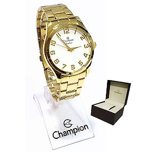 Relógio Champion Feminino Analógico Dourado Rainbow CN29883J