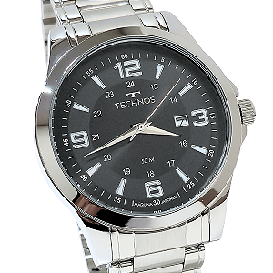Relógio Technos Masculino Analógico Prateado Racer 2115MKTS/1P
