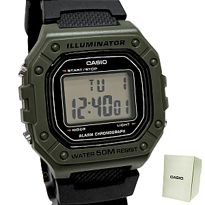 Relógio Casio Digital Illuminator Masculino W-218H-3AVDF
