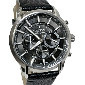 Relógio Orient Cronógrafo Masculino Neo Sports Couro MBSCC055 G1PX