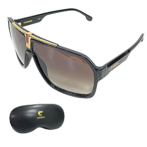Óculos de Sol Carrera Masculino Preto UV Protect 1014/S 807 65HA S