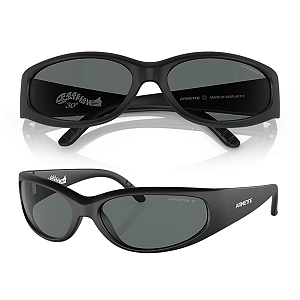 Óculos de Sol Arnette Catfish Polarizado Preto AN4302 Tamanho 62