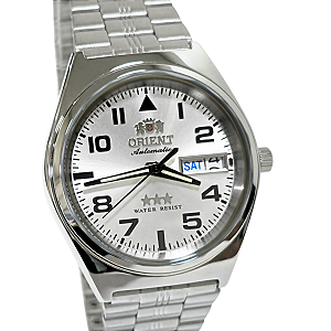 Relógio Orient Automático Masculino Prateado 469SS083NH S2SX