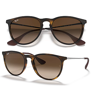 Óculos De Sol Ray Ban Erika Classic Tartaruga RB4171L Tamanho 54