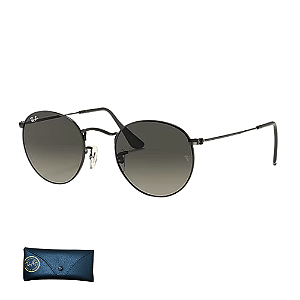 Óculos De Sol Ray Ban Round Flat Lenses RB3447N Tamanho 53