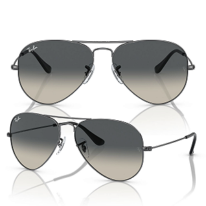 Óculos De Sol Ray Ban Aviator Gradient RB3025 Tamanho 58