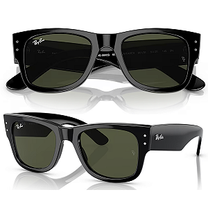 Óculos De Sol Ray Ban Mega Wayfarer RB0840S Tamanho 51