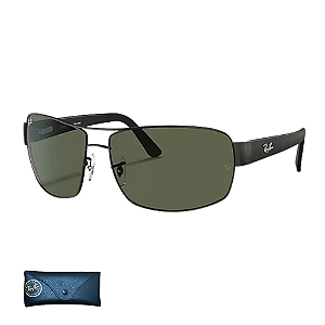 Óculos De Sol Ray Ban Matte Black RB3503L Tamanho 64