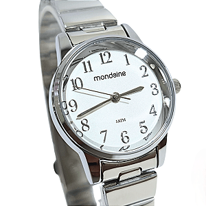 Relógio Mondaine Feminino Analógico Mini Prateado 32693L0MVNE2