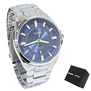 Relógio Orient Masculino Analógico Prateado Casual MBSS1354 D1SX