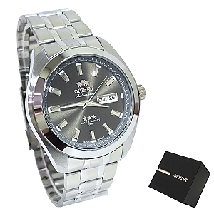 Relógio Orient Masculino Automático Três Estrelas 469SS075F G1SX