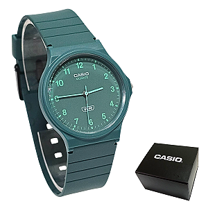 Relógio Casio Unissex Analógico Bioresina Verde MQ-24B-3BDF