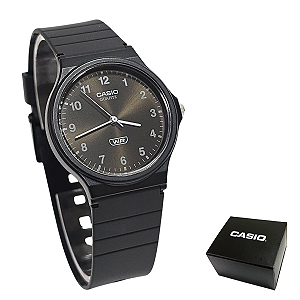 Relógio Casio Unissex Analógico Bioresina Preto MQ-24B-1BDF