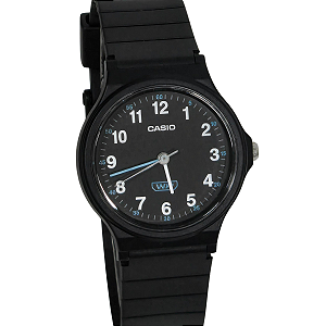 Relógio Casio Analógico Unissex Pop Preto LQ-24B-1BDF