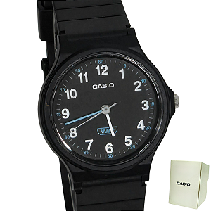 Relógio Casio Unissex Analógico Pop Preto LQ-24B-1BDF