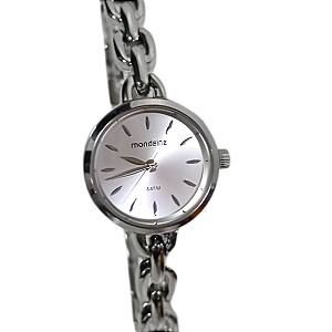 Relógio Mondaine Feminino Analógico Mini Prata 32589L0MVNM2