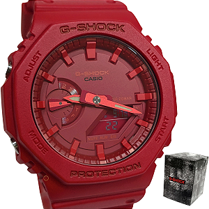 Relógio Casio G-Shock Carbon Core Guard Masculino GA-2100-4ADR