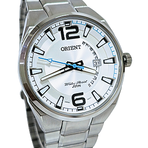 Relógio Orient Analógico Masculino Prateado MBSS1336 S2SX