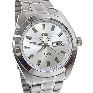 Relógio Orient Automático Masculino Prateado 469SS075NH S1SX