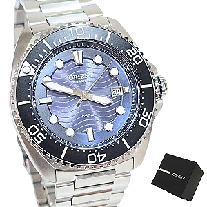 Relógio Orient Masculino Analógico Solartech Prateado MBSS1471 D1SX