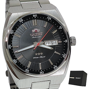 Relógio Orient Automático Masculino Prateado 469SS087NH P1SX