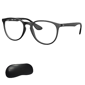 Armação Ray-Ban para Óculos de Grau Preto Fosco Unissex RX7046L 5364 53
