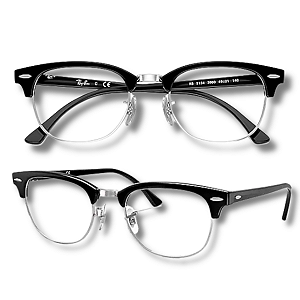 Armação Para Óculos De Grau Ray Ban Clubmaster RX5154 Tamanho 51