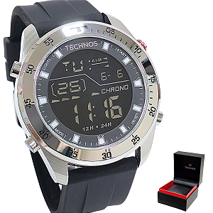Relógio Technos Masculino Digital Silicone BJ3589AF/2K