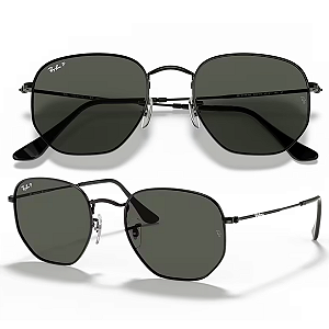 Óculos de Sol Ray Ban Hexagonal Flat Lenses Polarizado RB3548NL Tamanho 54