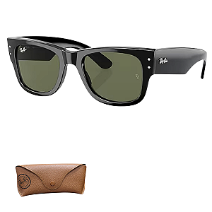 Óculos de Sol Ray-Ban Mega Wayfarer Preto RB0840S 901/3151