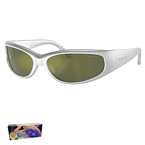 Óculos de Sol Arnette Catfish Prata Metálico AN4302 28676R62