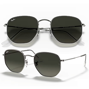 Óculos de Sol Ray Ban Hexagonal Flat Lenses RB3548NL Tamanho 54