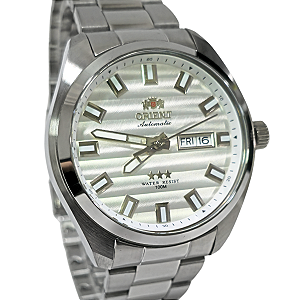 Relógio Orient Automático Masculino Prateado 469SS076NH S1SX