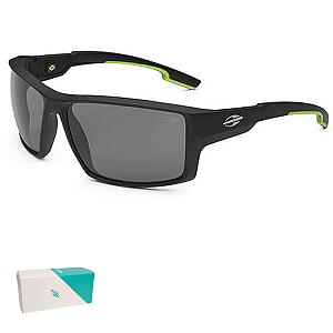 Óculos de Sol Mormaii Masculino Joaca 4 Preto Fosco Verde M0112AAJ03