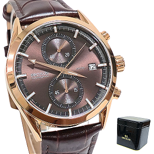 Relógio Seculus Masculino Cronógrafo Analógico 77307GPSVRC3